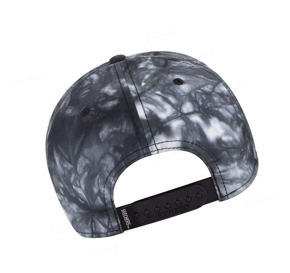 Sombreros Skechers Tie Dye Patch Hombre Negras | IAT5E_AR