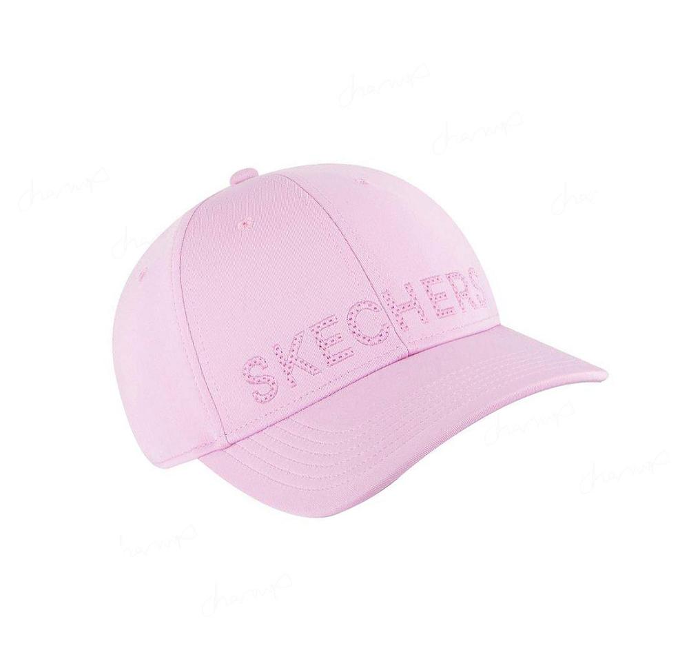 Sombreros Skechers Tonal Logo Mujer Rosas | A922S_AR