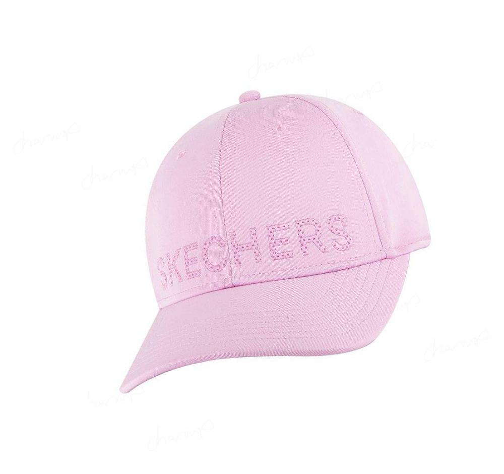 Sombreros Skechers Tonal Logo Mujer Rosas | A922S_AR