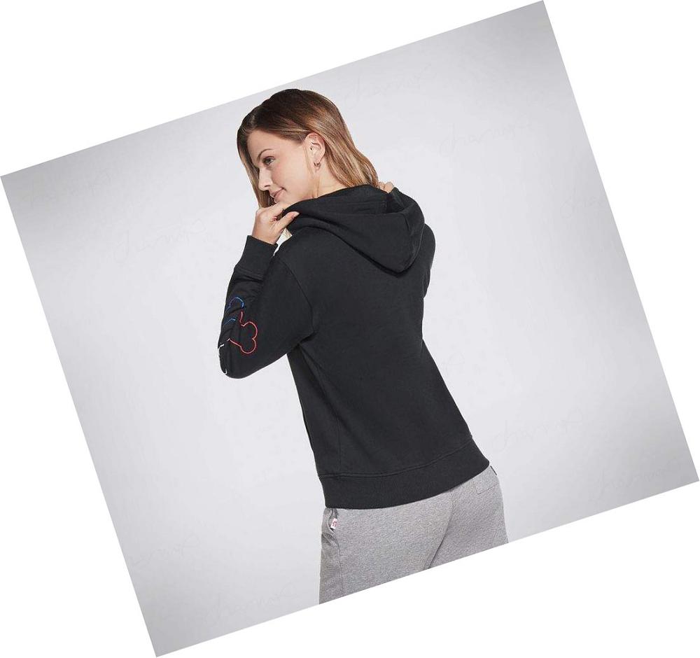 Sudadera Skechers BOBS Apparel Bone Mujer Negras | 3T8AL_AR