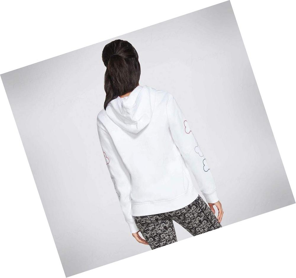 Sudadera Skechers BOBS Apparel Bone Mujer Blancas | 3TT2K_AR