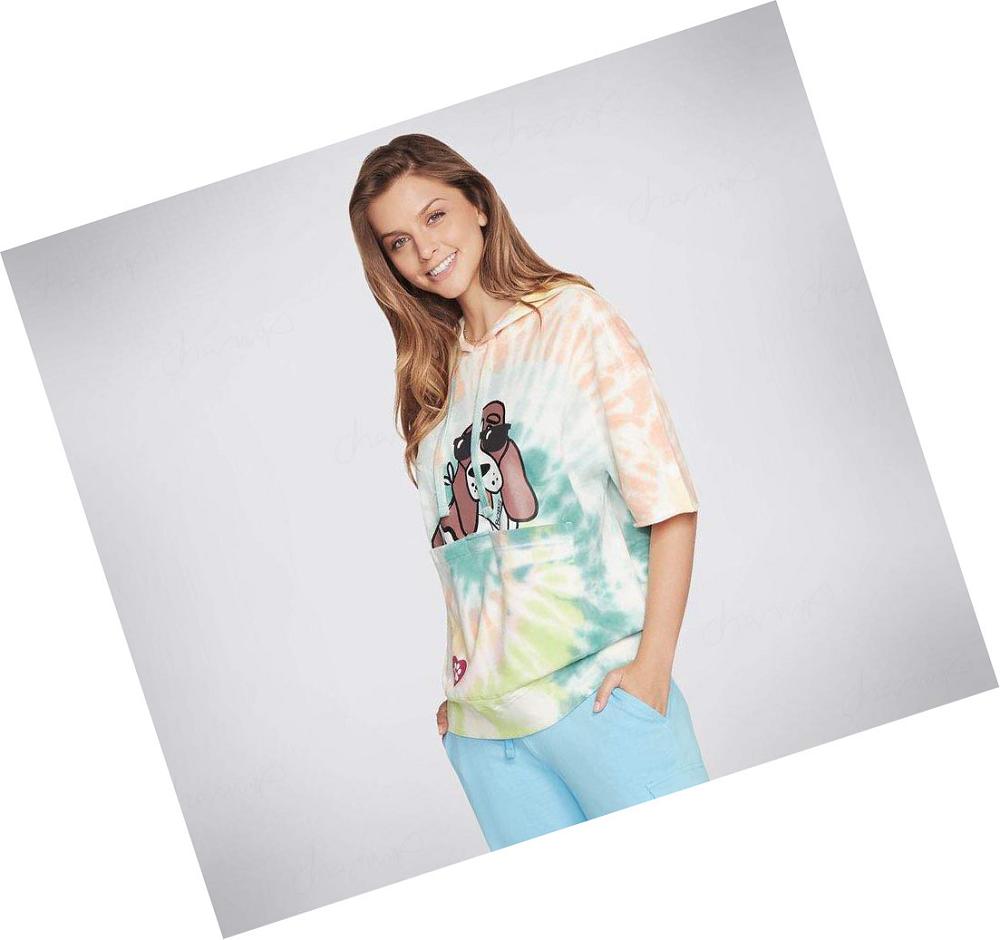 Sudadera Skechers BOBS Cool Dawg Pouch Pals Mujer Multicolor | 393AL_AR