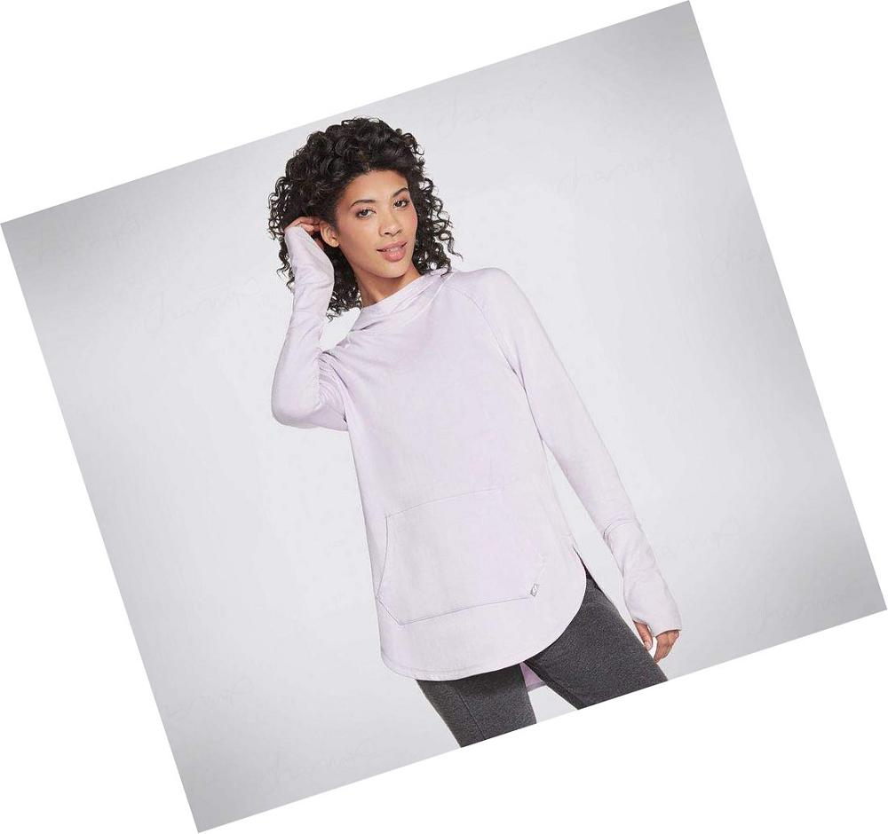 Sudadera Skechers GO LOUNGE Awakened Mujer Moradas | A259G_AR