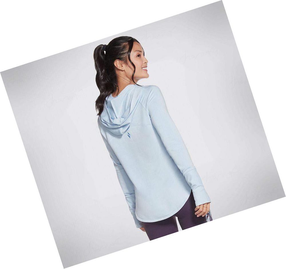 Sudadera Skechers GO LOUNGE Awakened Mujer Azules | A2T2L_AR