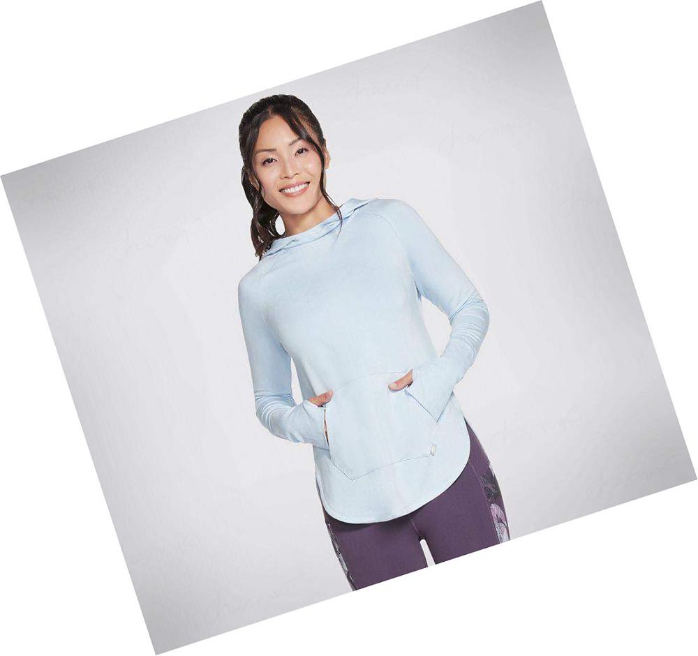 Sudadera Skechers GO LOUNGE Awakened Mujer Azules | A2T2L_AR