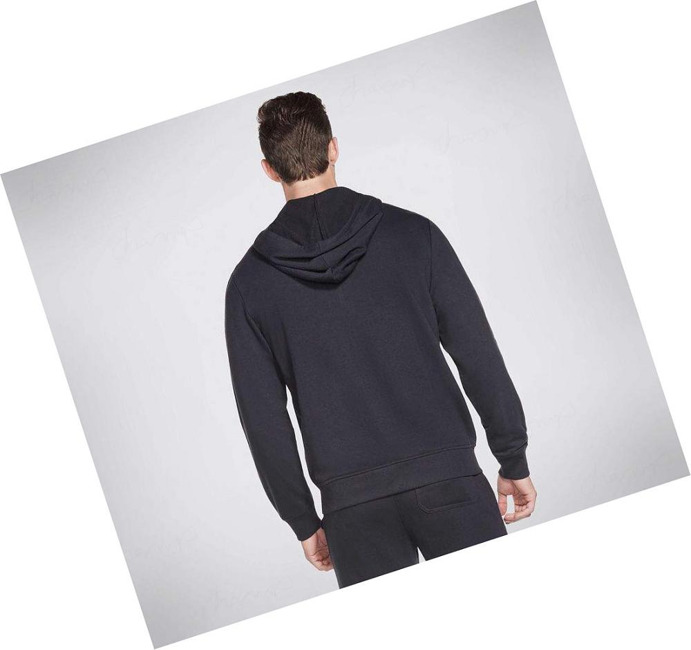 Sudadera Skechers GO WALK Everywhere Hombre Negras | A662S_AR