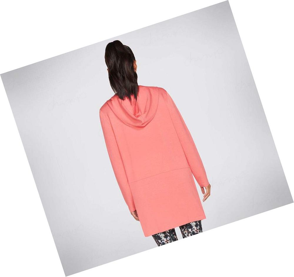 Sudadera Skechers SKECHLUXE Restful Mujer Coral | A3T2W_AR