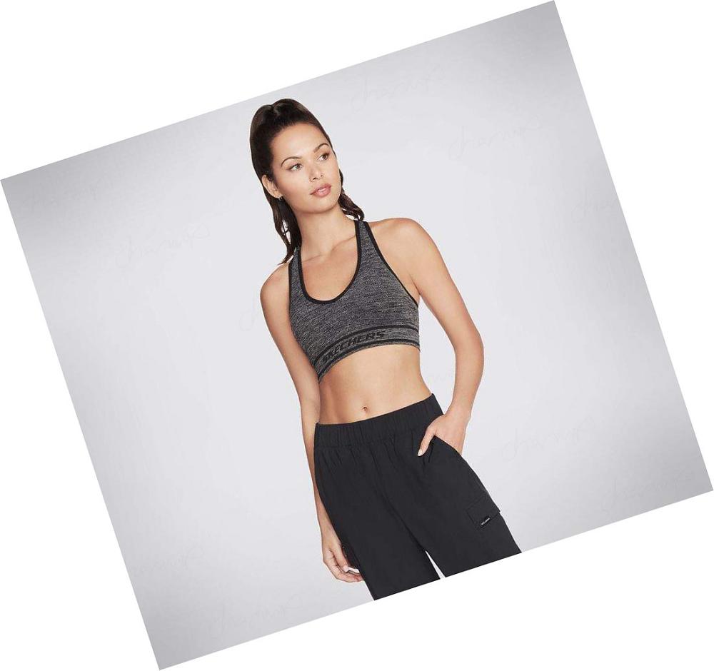 Sujetadores Deportivos Skechers GOKNIT Seamless Sports Mujer Gris | A93AR_AR