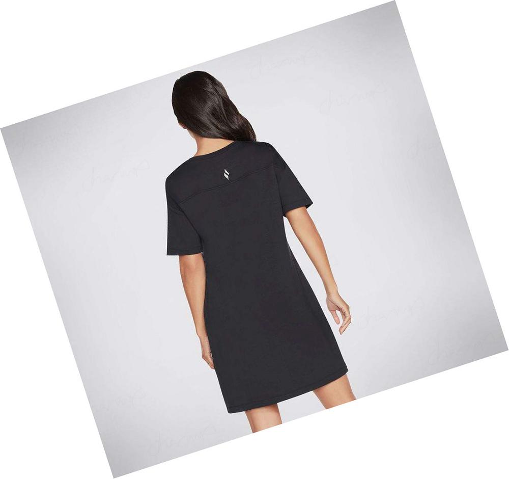 Vestido Skechers Apparel SKECHLUXE Mindful Mujer Negras | 38593_AR