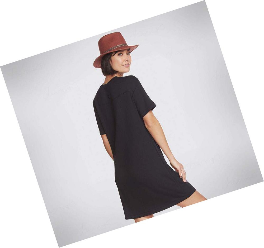 Vestido Skechers Apparel SKECHLUXE Mindful Mujer Negras | 38593_AR