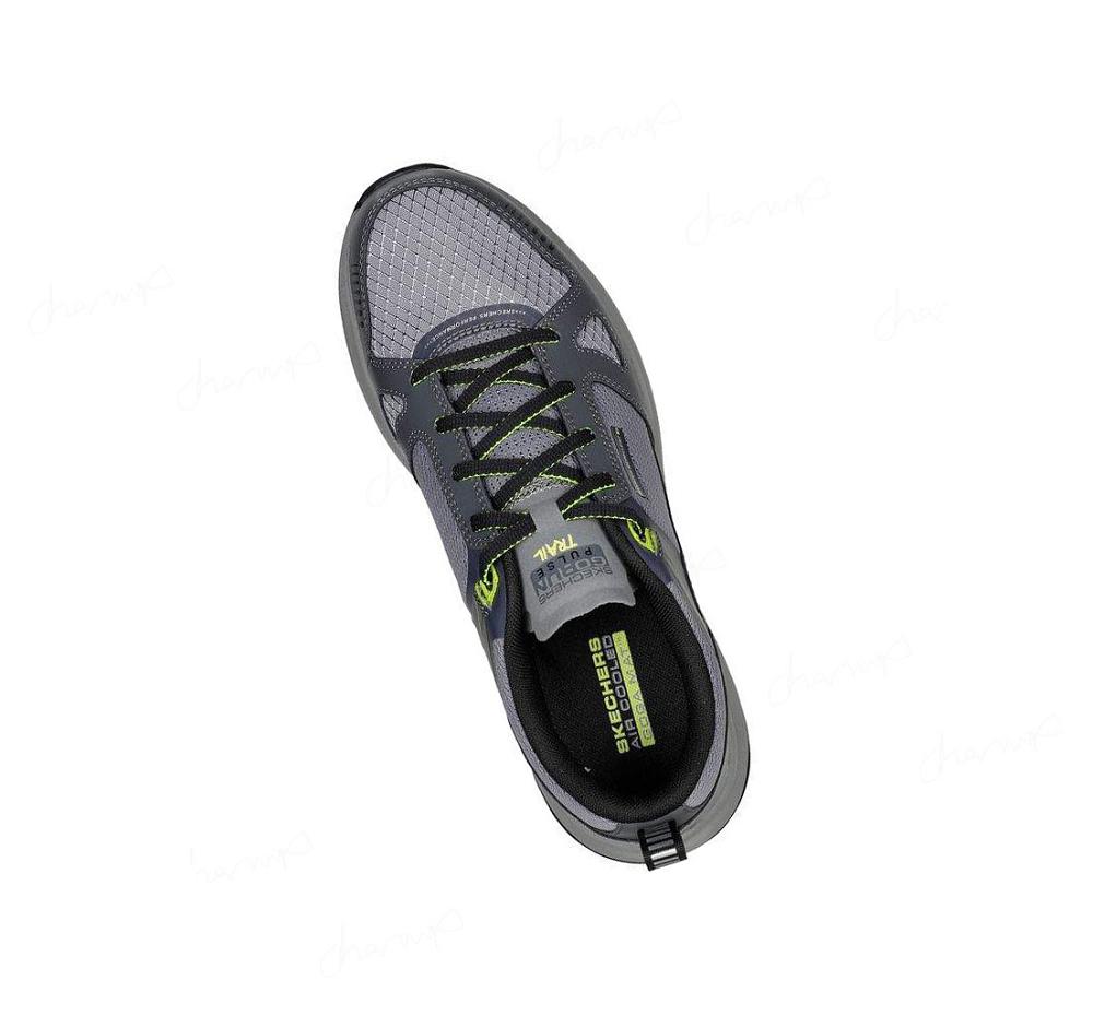 Zapatillas De Trail Running Skechers GO RUN Pulse - Ultra Radius Hombre Gris Negras | A539B_AR