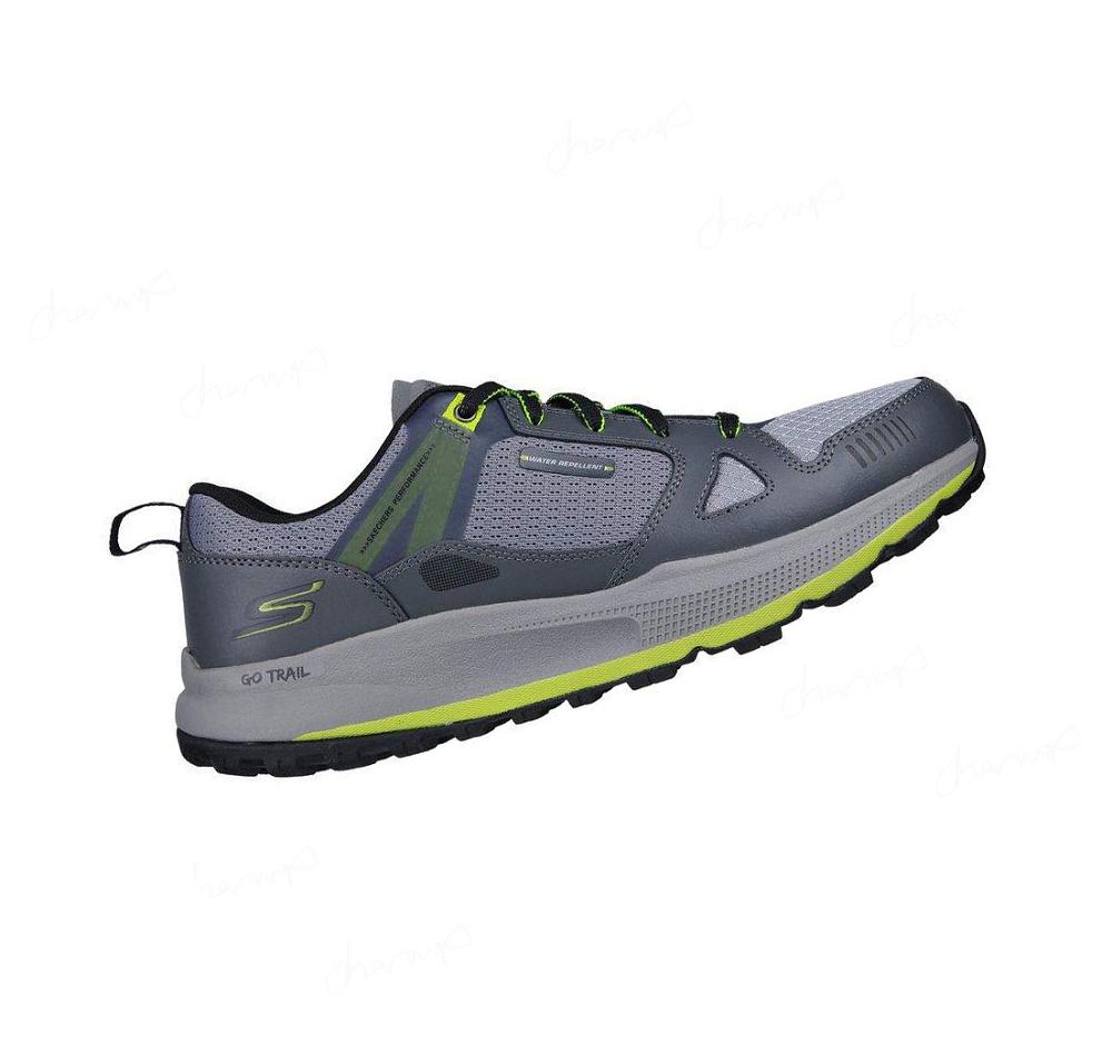 Zapatillas De Trail Running Skechers GO RUN Pulse - Ultra Radius Hombre Gris Negras | A539B_AR