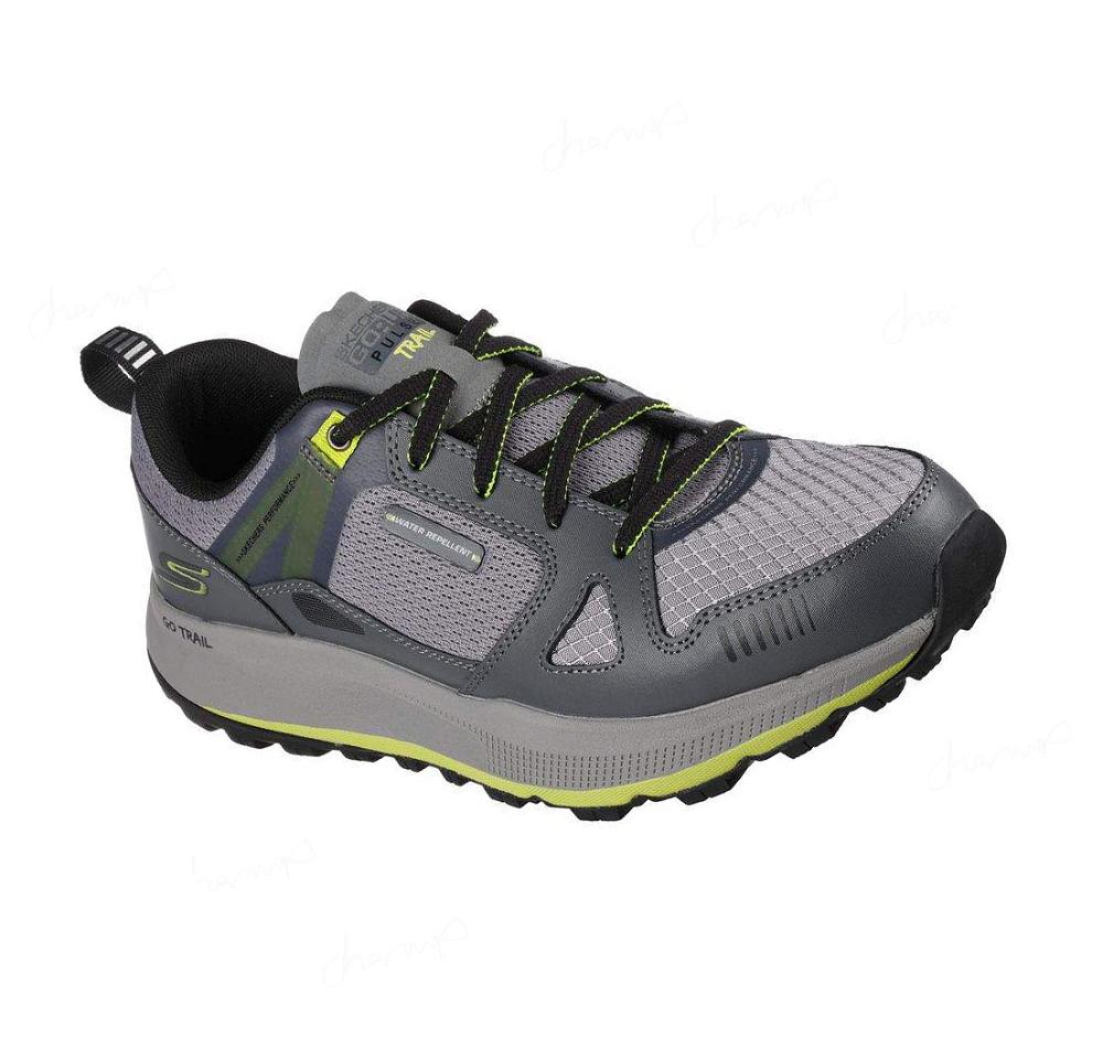 Zapatillas De Trail Running Skechers GO RUN Pulse - Ultra Radius Hombre Gris Negras | A539B_AR