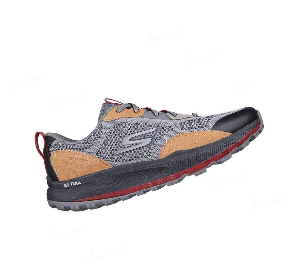 Zapatillas De Trail Running Skechers GO RUN Pulse Hombre Gris Negras | A53T8_AR