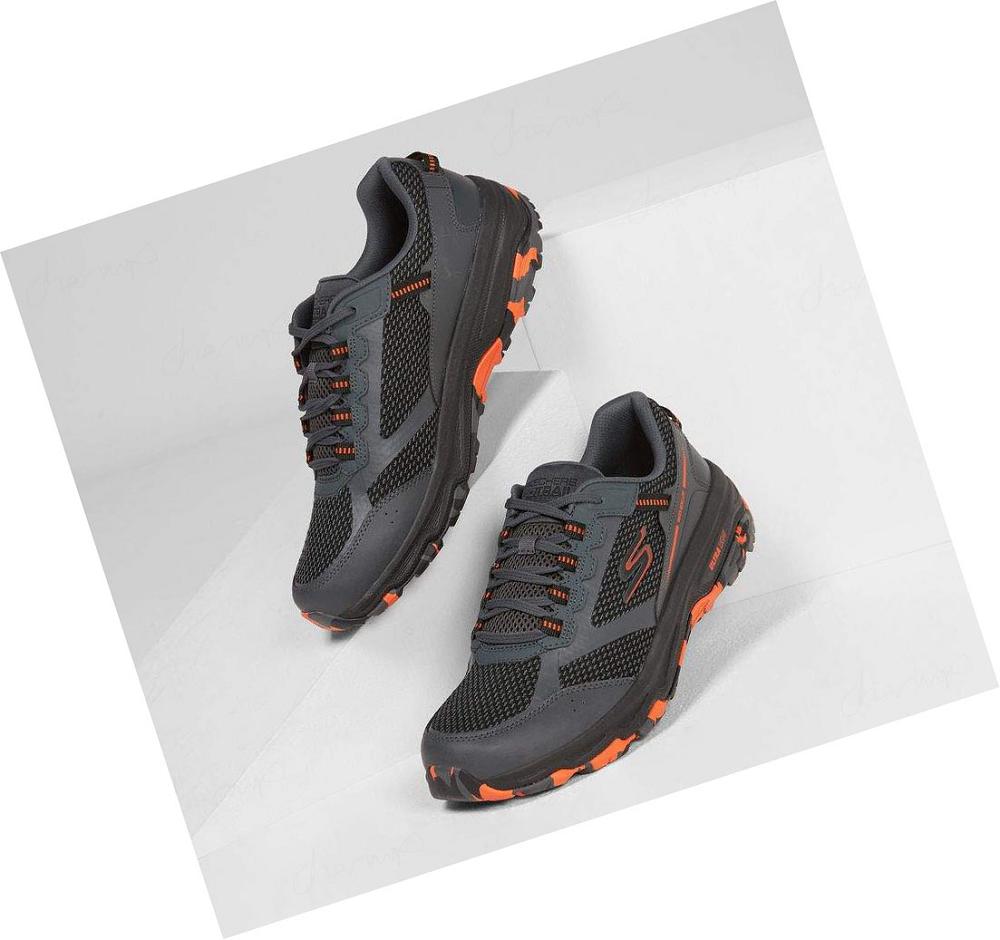 Zapatillas De Trail Running Skechers GOrun Trail Altitude - Marble Rock Hombre Gris Naranjas | AA00L_AR