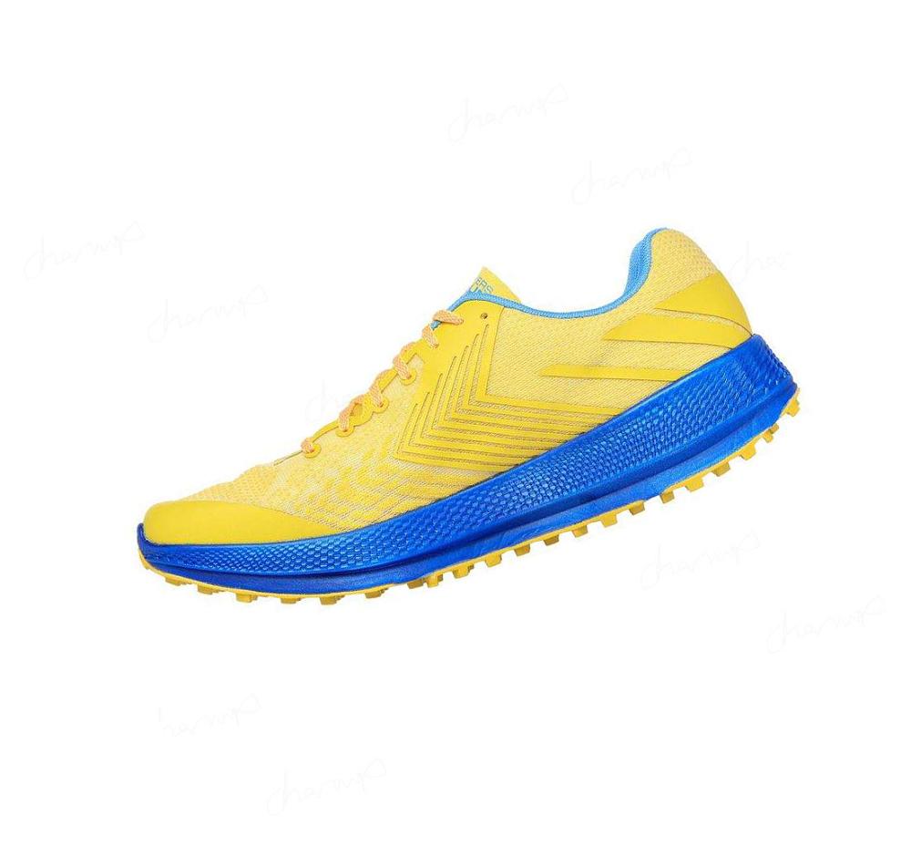 Zapatillas De Trail Running Skechers GOrun Razor Hombre Amarillo Azules | AT6AL_AR