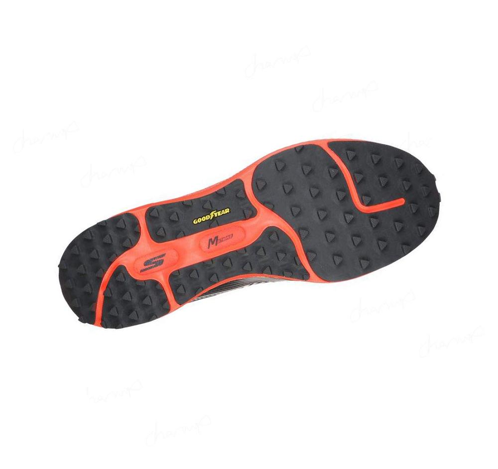 Zapatillas De Trail Running Skechers GOrun Razor Hombre Gris Naranjas | AT8TP_AR