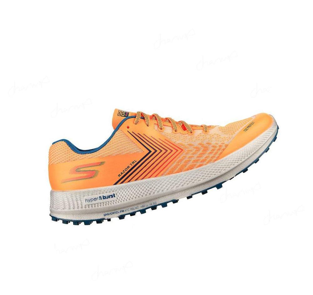 Zapatillas De Trail Running Skechers GOrun Razor Hombre Naranjas | ATT5D_AR