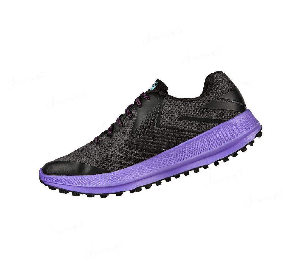 Zapatillas De Trail Running Skechers GOrun Razor Trail Mujer Negras Moradas | T23AL_AR