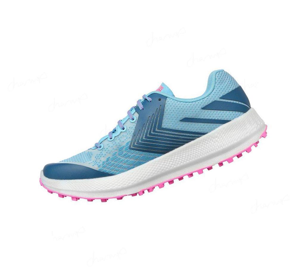 Zapatillas De Trail Running Skechers GOrun Razor Mujer Azules Moradas | T2AAC_AR