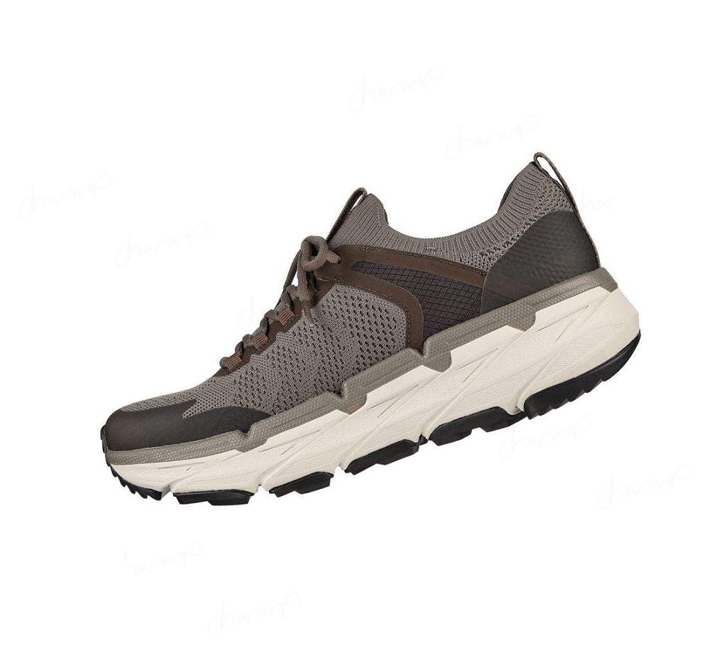 Zapatillas De Trail Running Skechers Max Cushioning Premier Hombre Beige Negras | 621AA_AR