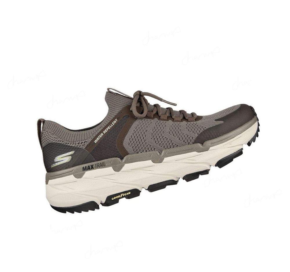 Zapatillas De Trail Running Skechers Max Cushioning Premier Hombre Beige Negras | 621AA_AR