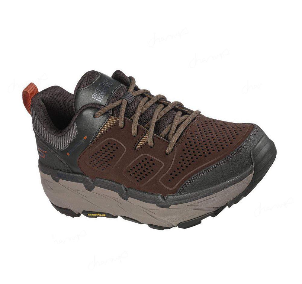 Zapatillas De Trail Running Skechers Max Cushioning Premier - Sienna Hombre Verde Oliva Marrones | I0T2L_AR