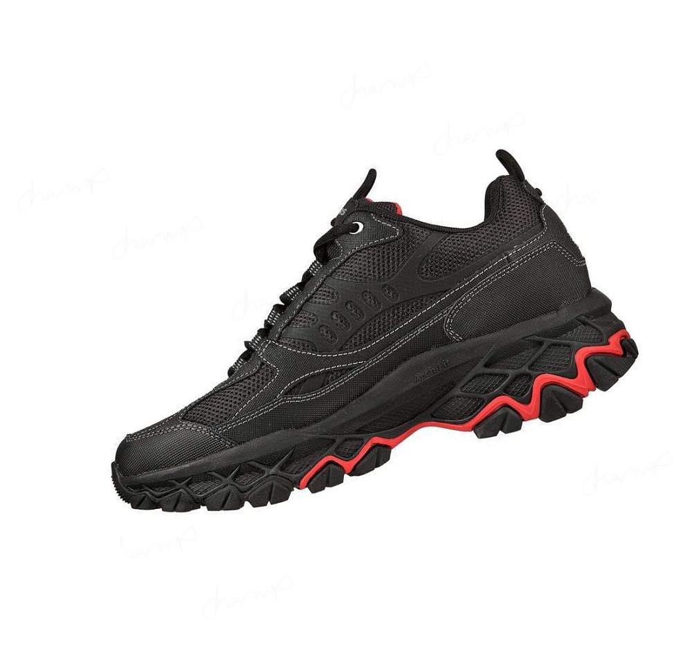 Zapatillas Deportivos Skechers Arch Fit Akhidime Hombre Negras Rojas | 5612B_AR