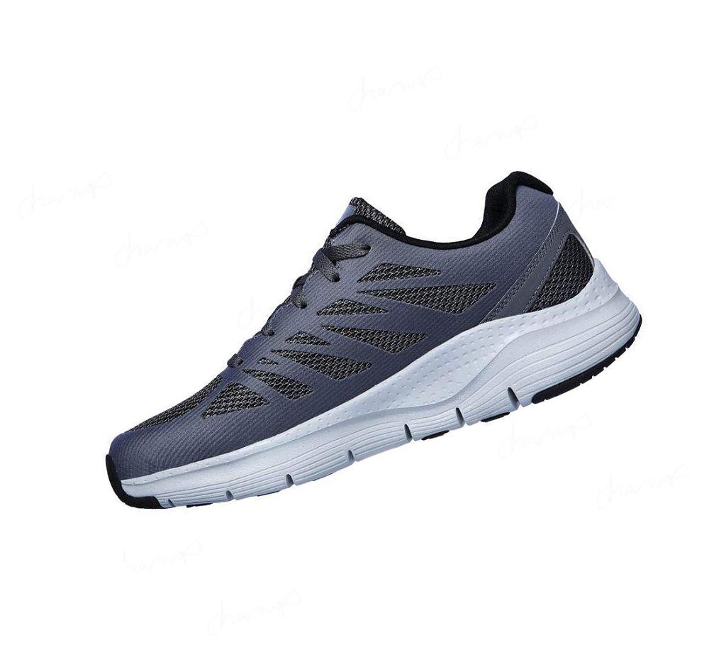 Zapatillas Deportivos Skechers Arch Fit - Charge Back Hombre Gris Negras | 566AB_AR