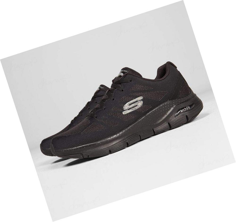 Zapatillas Deportivos Skechers Arch Fit - Charge Back Hombre Negras | 56T5A_AR