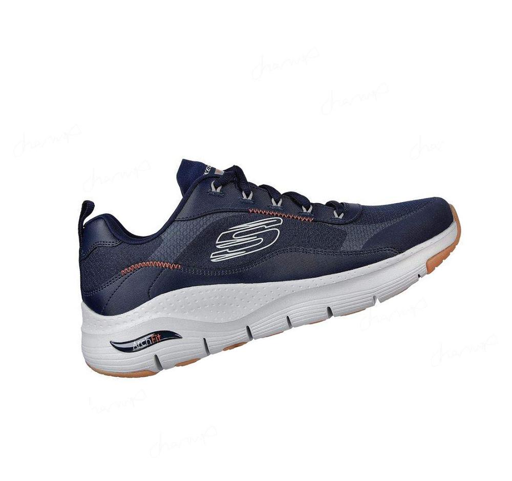 Zapatillas Deportivos Skechers Arch Fit - Cool Oasis Hombre Azul Marino | 5T00L_AR