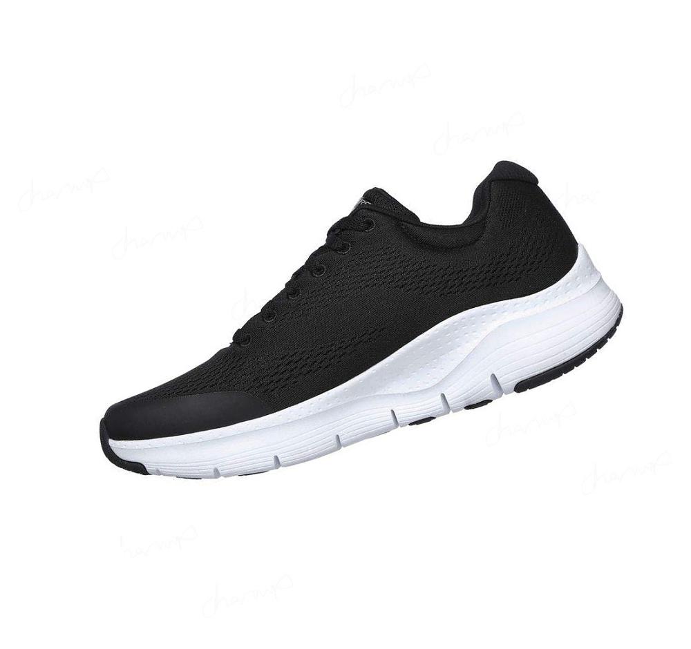 Zapatillas Deportivos Skechers Arch Fit Hombre Negras Blancas | 5T1AR_AR