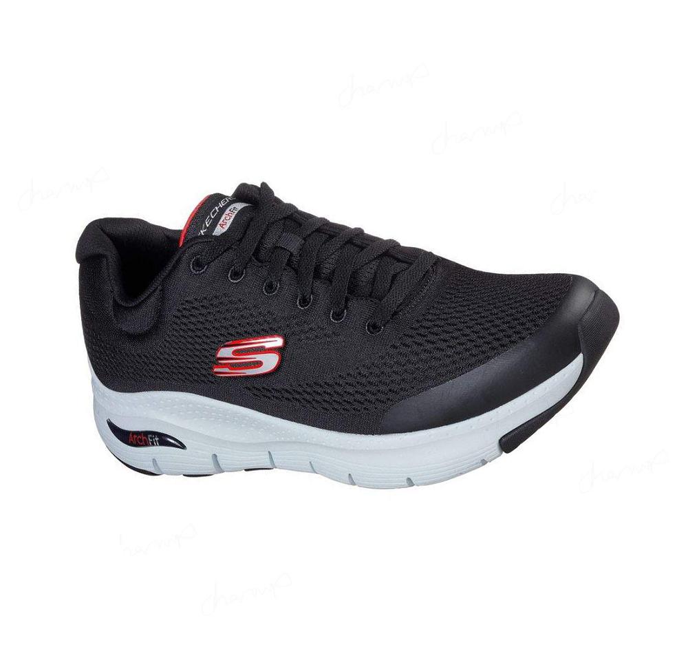 Zapatillas Deportivos Skechers Arch Fit Hombre Negras Rojas | 5T250_AR