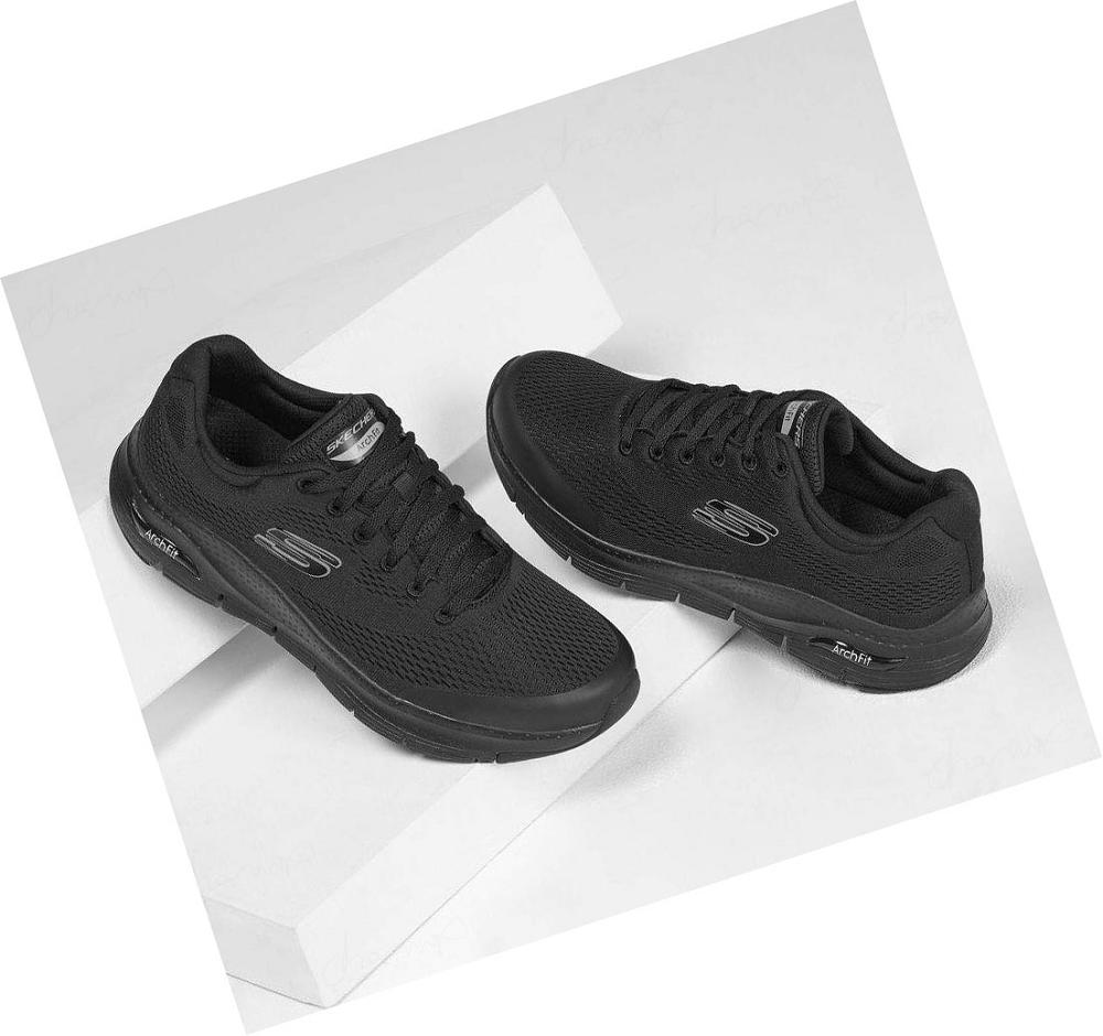 Zapatillas Deportivos Skechers Arch Fit Hombre Negras | 5T3TD_AR