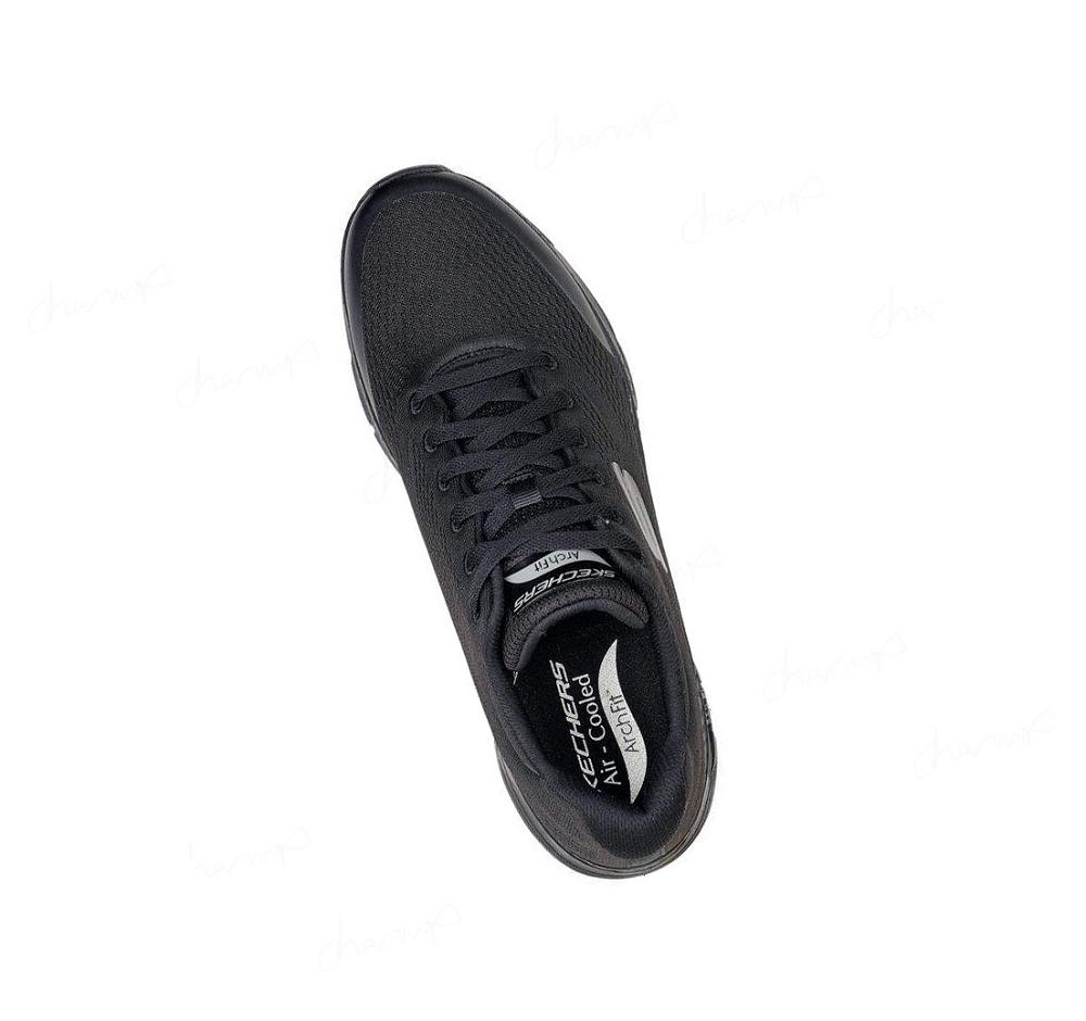 Zapatillas Deportivos Skechers Arch Fit Hombre Negras | 5T3TD_AR