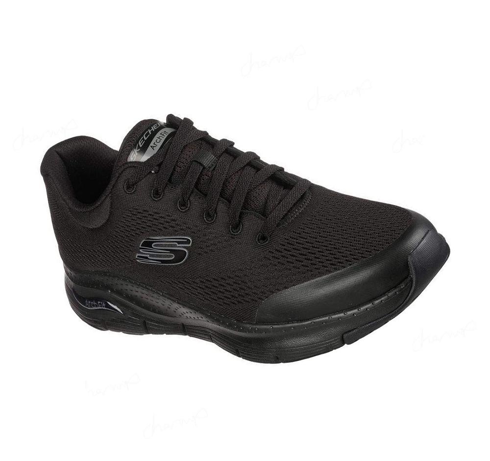 Zapatillas Deportivos Skechers Arch Fit Hombre Negras | 5T3TD_AR