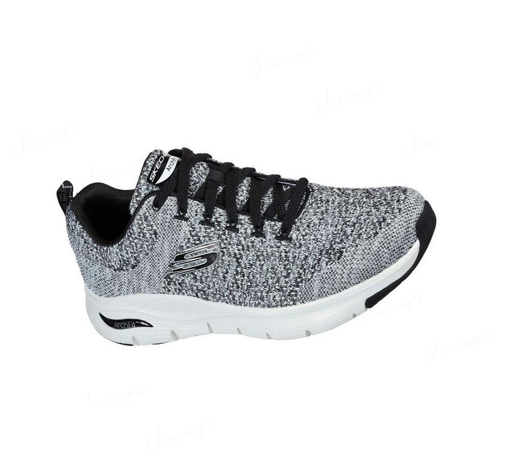 Zapatillas Deportivos Skechers Arch Fit - Paradyme Hombre Blancas Negras | 5T50W_AR