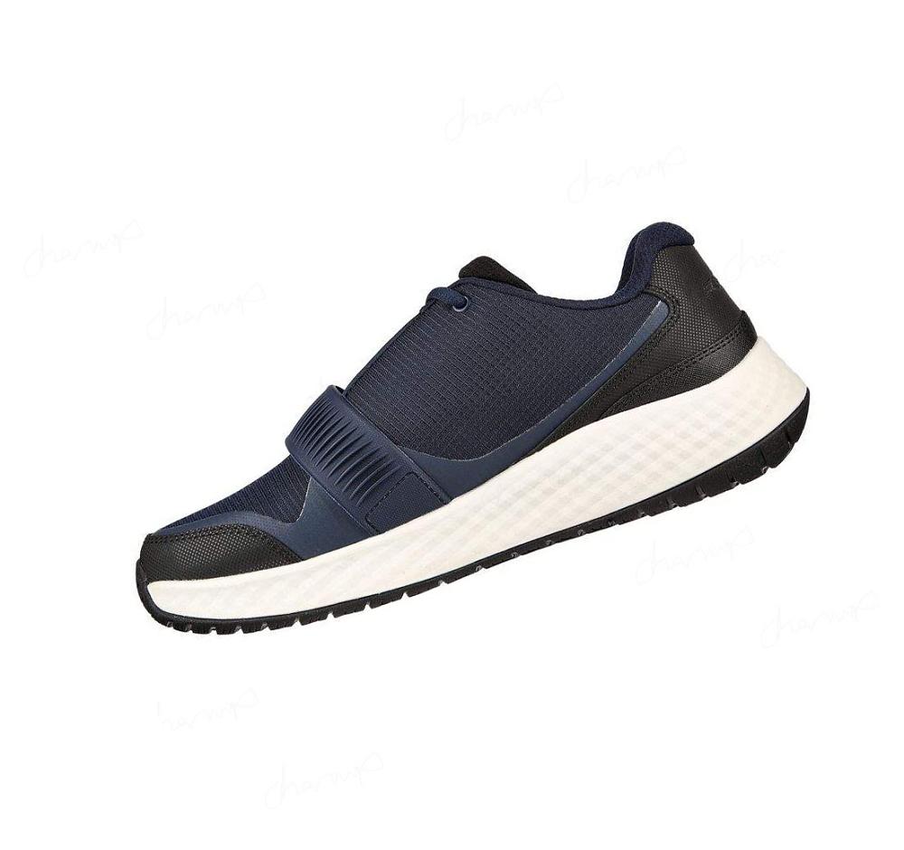 Zapatillas Deportivos Skechers Arch Fit Multi Deporte Hombre Azul Marino | 608TP_AR