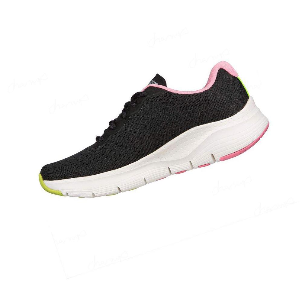 Zapatillas Deportivos Skechers Arch Fit - Infinity Cool Mujer Negras Multicolor | A3T30_AR