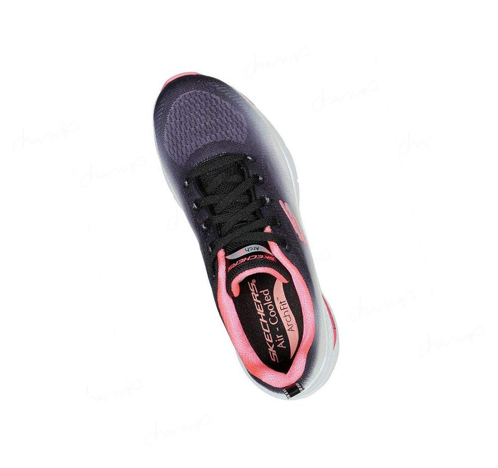 Zapatillas Deportivos Skechers Arch Fit - Vibrant Step Mujer Negras Multicolor | A623G_AR