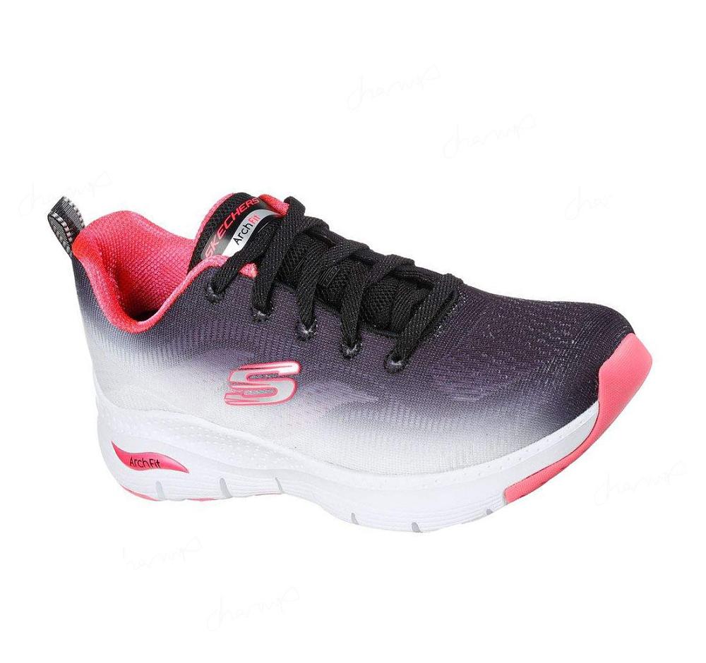 Zapatillas Deportivos Skechers Arch Fit - Vibrant Step Mujer Negras Multicolor | A623G_AR