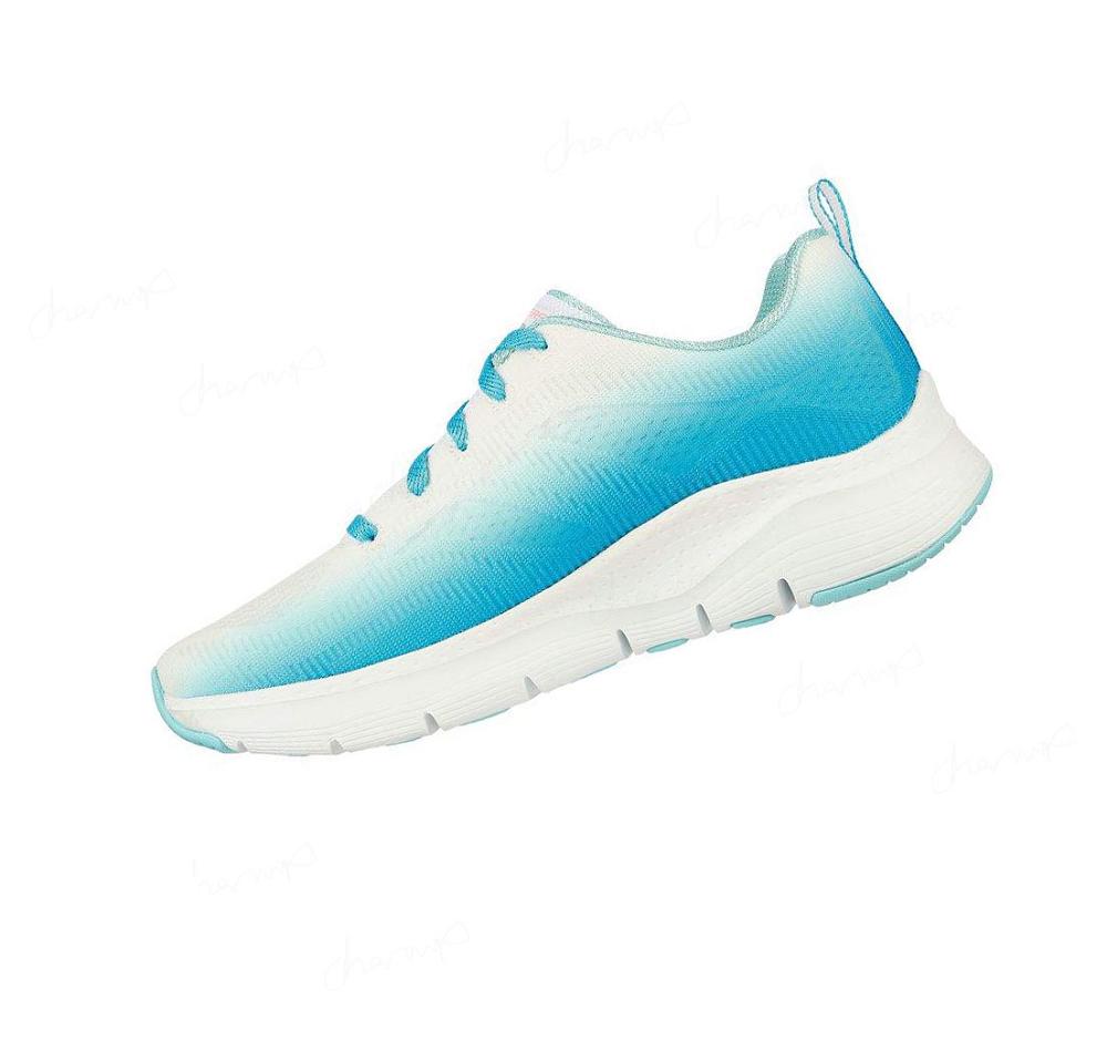 Zapatillas Deportivos Skechers Arch Fit - Vibrant Step Mujer Azules | A6T3E_AR