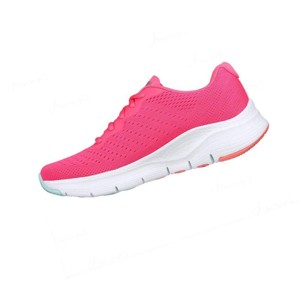 Zapatillas Deportivos Skechers Arch Fit - Infinity Cool Mujer Rosas Multicolor | AA23P_AR