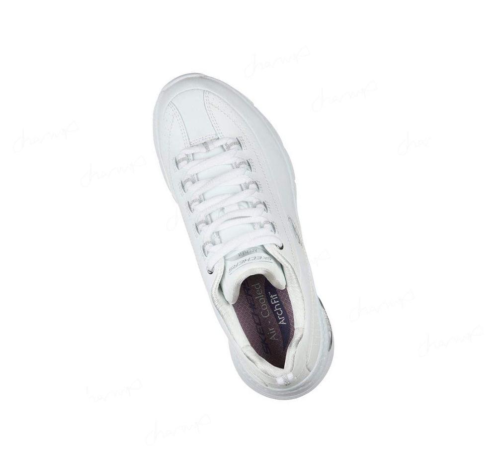 Zapatillas Deportivos Skechers Arch Fit - Citi Drive Mujer Blancas Plateadas | AT10W_AR