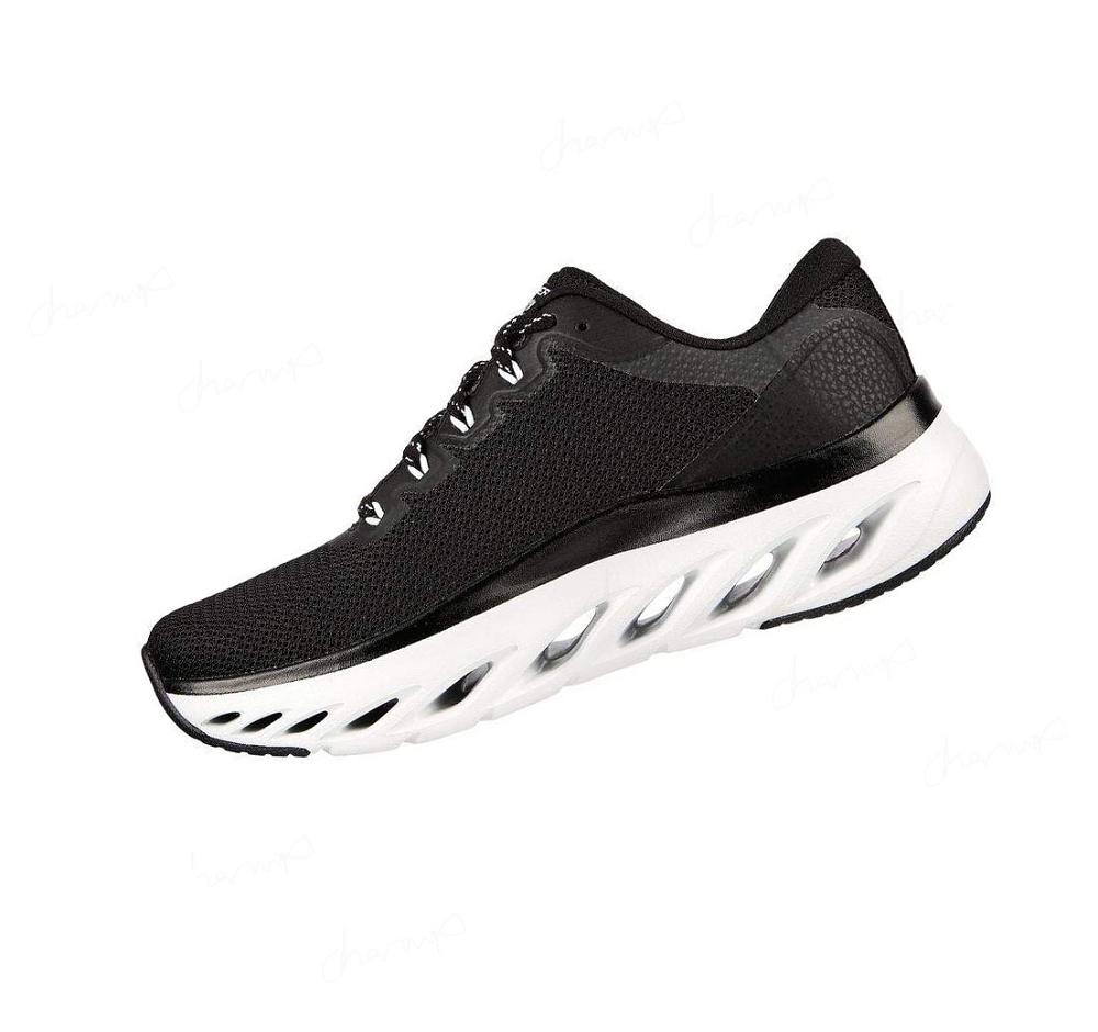 Zapatillas Deportivos Skechers Arch Fit Glide-Step - Highlighter Mujer Negras Blancas | ATT3B_AR