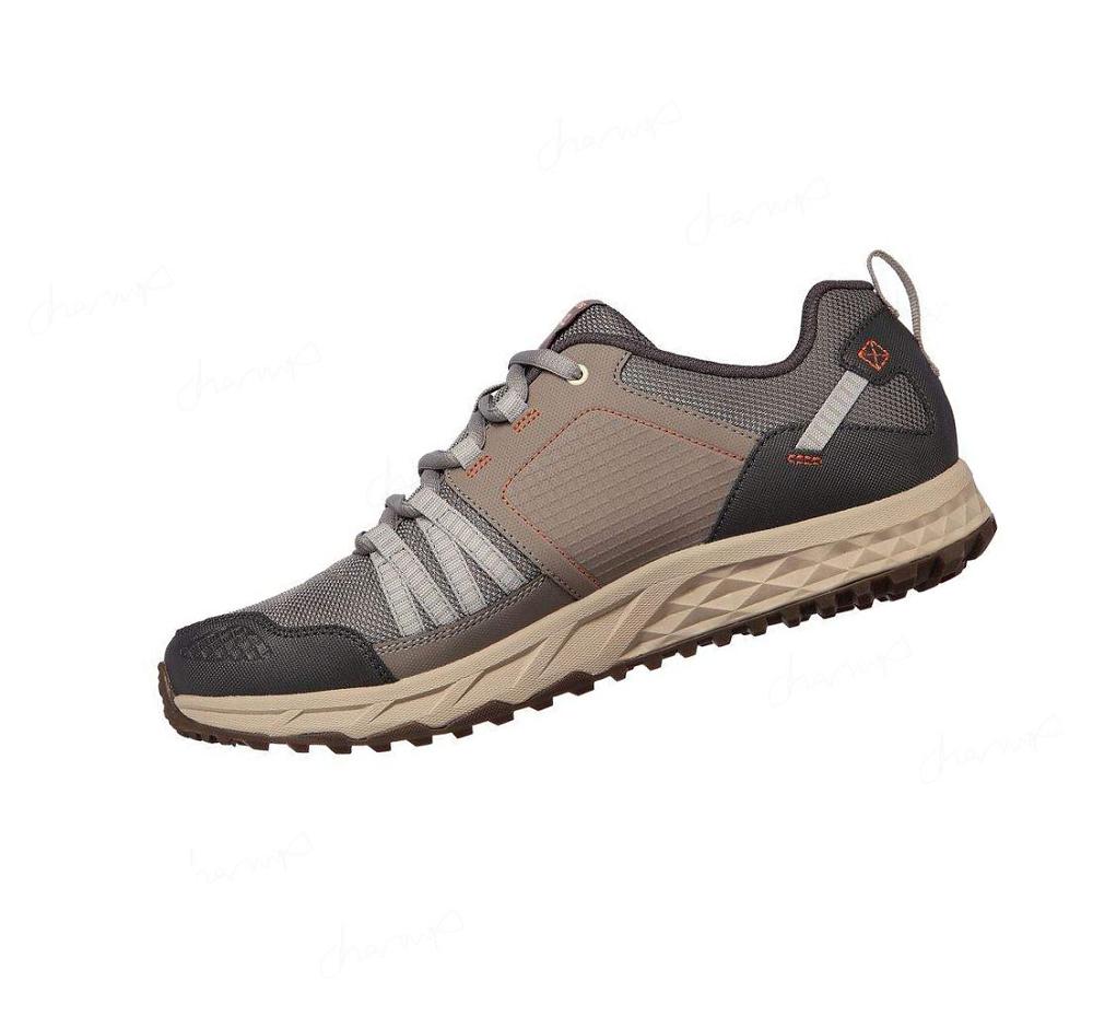 Zapatillas Deportivos Skechers Escape Plan Hombre Marrones Gris | A050R_AR