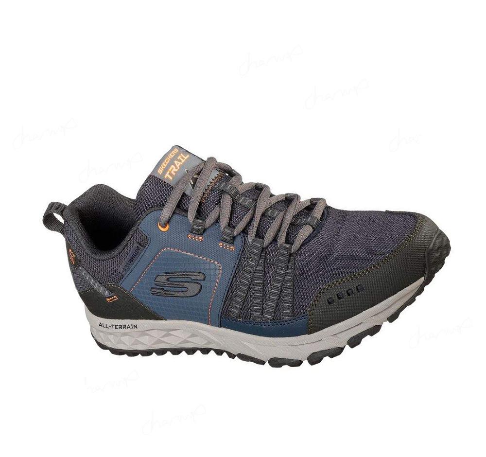 Zapatillas Deportivos Skechers Escape Plan Hombre Gris | A062L_AR