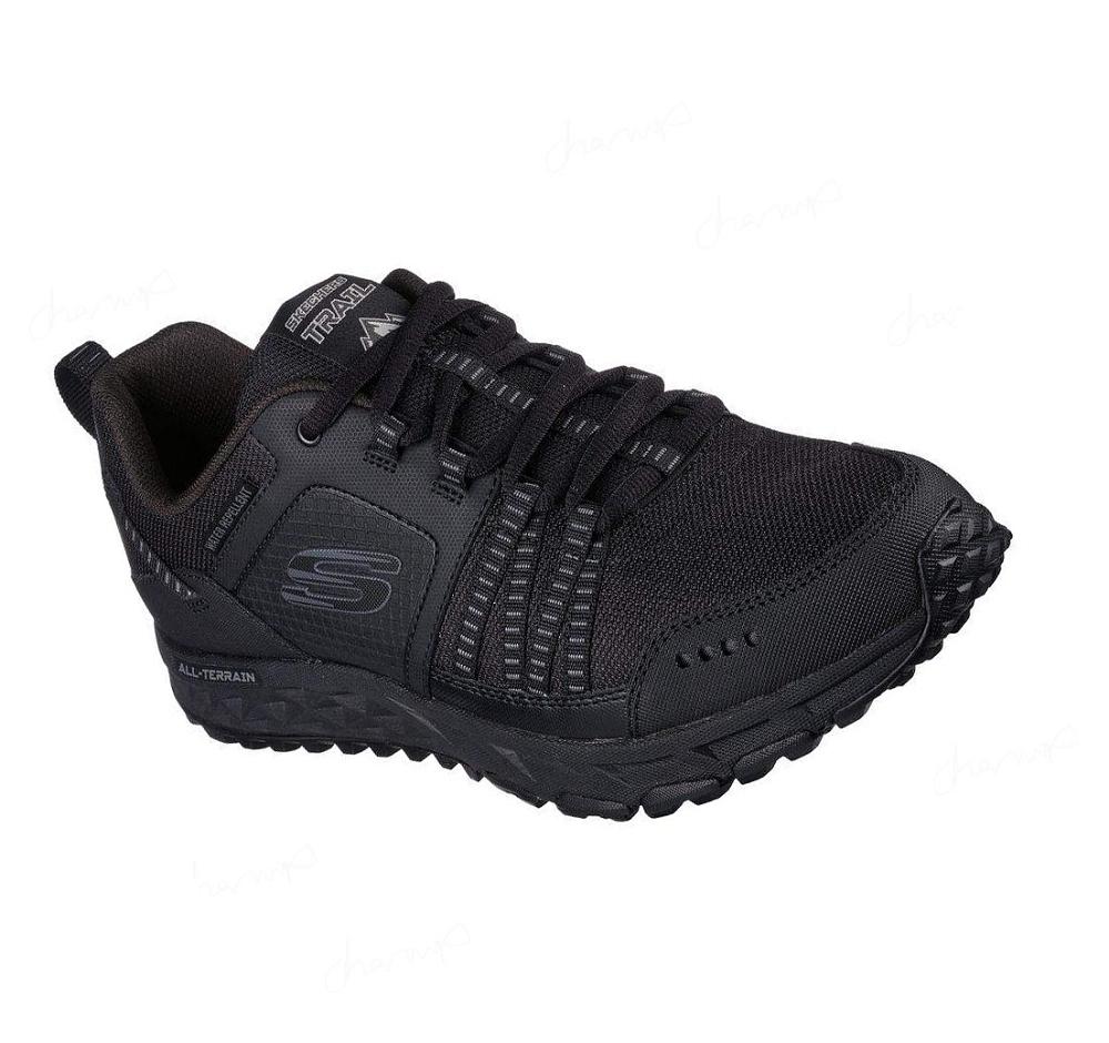 Zapatillas Deportivos Skechers Escape Plan Hombre Negras | A06AL_AR