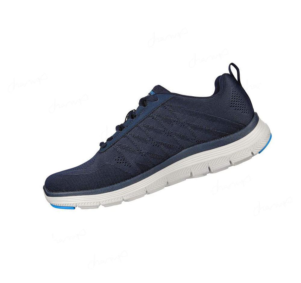 Zapatillas Deportivos Skechers Flex Advantage 4.0 - Valkin Hombre Azul Marino | 3800W_AR