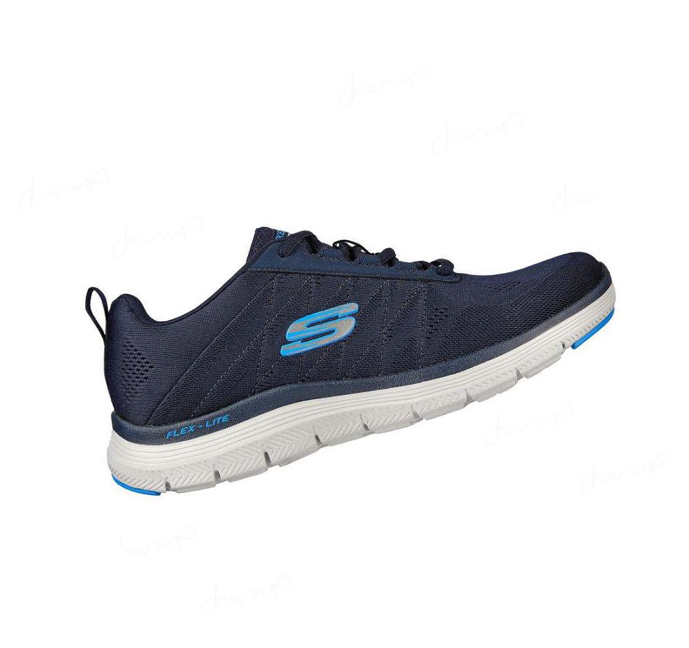 Zapatillas Deportivos Skechers Flex Advantage 4.0 - Valkin Hombre Azul Marino | 3800W_AR